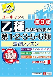 ユーキャンの乙種第1・2・3・5・6類危険物取扱者 予想問題集 第2版【各